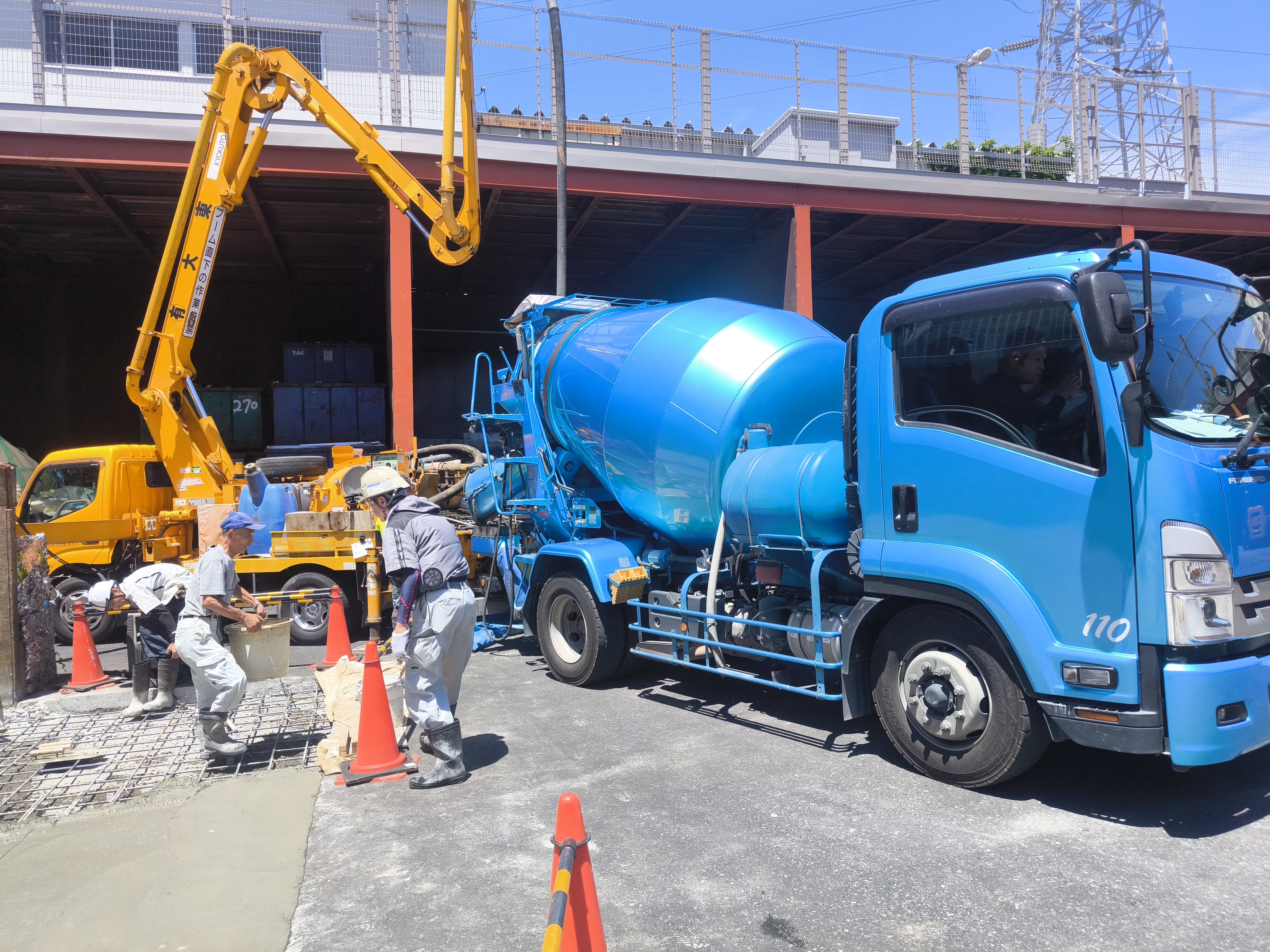 土間コンクリート工事